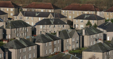 scottish housing estate in header