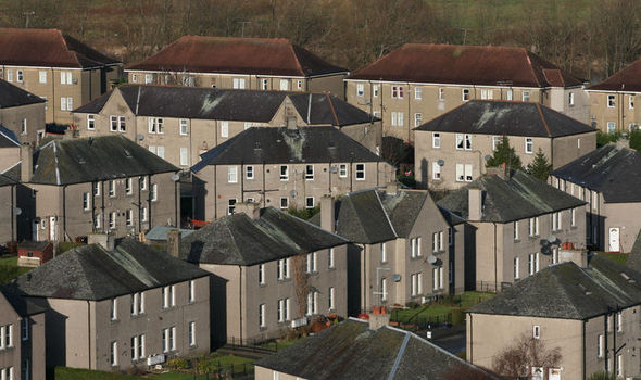 scottish housing estate in header