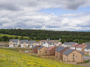 new housing estate in Central Scotland.